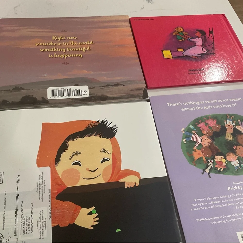 Four Children's Book Set Incl Corduroy, Somewhere right Now - Picture 3 of 4